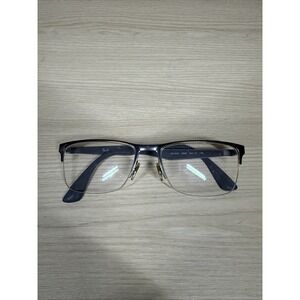 RAY-BAN RB6335 2855 Gray Matte Half Rim 54-17-145 Eyeglasses Frame ONLY